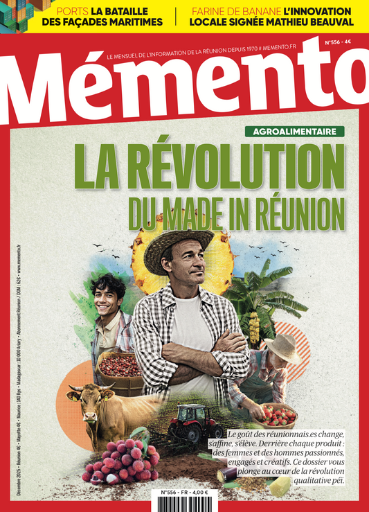 Farine de banane : l'innovation locale signée Mathieu Beauval », paru dans le magazine Mémento de décembre 2025