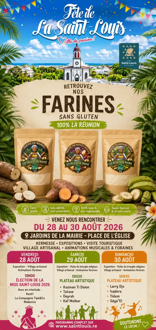 Affiche : Fête de la Saint-Louis, du 28 au 30 août 2026