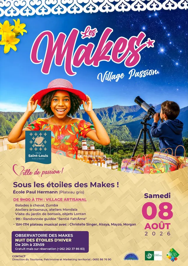 Affiche : Les Makes Village Passion, samedi 8 août 2026