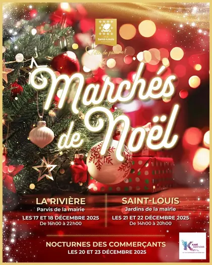 Affiche : Marchés de Noël de Saint-Louis