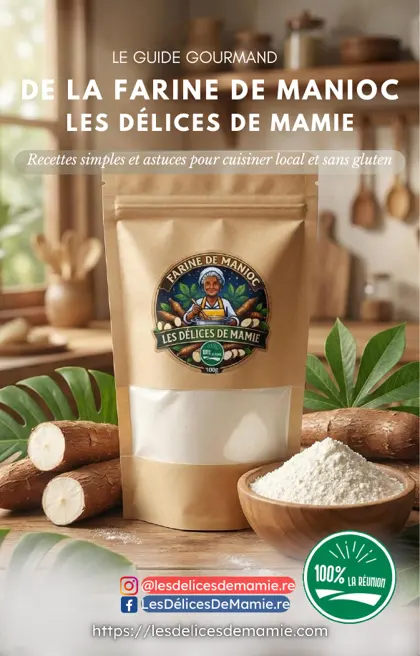 Couverture du Guide gourmand de la farine de manioc